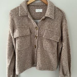 Z Supply Cropped Trucker Jacket SZ S